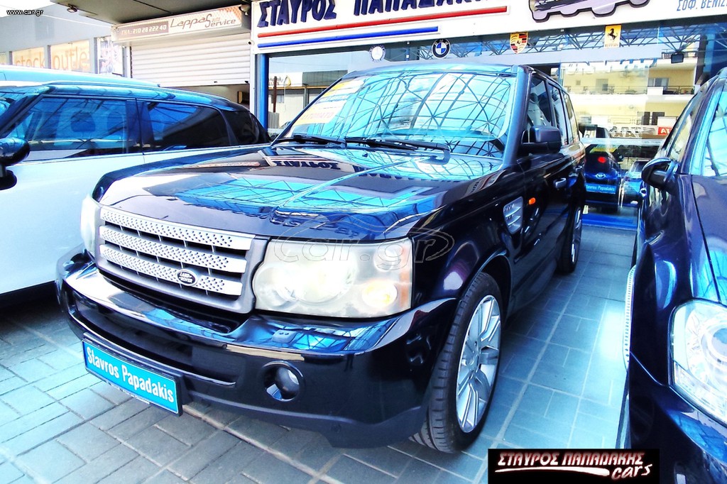 Land Rover Range Rover Sport 2007 SUPERCHARGED ΑΕΡΟΑΝΑΡΤΗΣΗ MULTIMEDIA+NAVI+DVD+CLIMA-F.EXTRA!