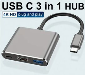Προσαρμογέας για Διπλή Οθόνη - HDTV 4K + VGA 1080P + USB 3.0
