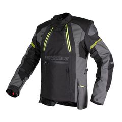 Κωδ.369305 Nordcode Μπουφάν Μηχανής Safari Anthracite/Fluo Ανδρικό 4 εποχών τηλ.215-215-8211