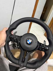bmw f series και E series m3-m4 BLACK EDITION FLAT BOTTOM ΚΟΜΠΛΕ ΜΕ ΑΕΡΟΣΑΚΟ !