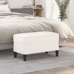 Πάγκος Κρεμ 70x35x41 εκ. από Συνθετικό Δέρμα 349392