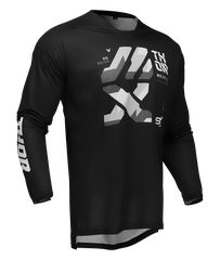 Μπλούζα Μηχανής MX  THOR LAUNCHMODE Brave Jersey Black