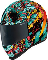 Κράνος Μηχανής Fullface Icon  Airform™ Munchies MIPS® Helmet Πορτοκαλί-Μπλε-Πράσινο