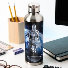 Silver Surfer Metal Water Bottle-thumb-1