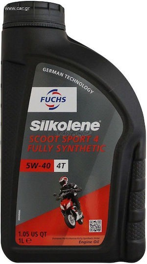 ΛΑΔΙ SCOOTER 4T 5W40 SILKOLENE FULLY SYNTHETIC 1L