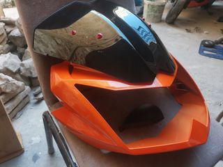 ΓΝΗΣΙΑ ΜΆΣΚΑ + ΖΕΛΑΤΊΝΑ Ζ750 2008 ΠΟΡΤΟΚΑΛΊ Pearl Wildfire ORANGE ΣΑΝ ΚΑΙΝΟΥΡΙΑ