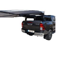 ΚΑΠΑΚΙ ΚΑΡΟΤΣΑΣ ΡΟΛΟ ΑΛΟΥΜΙΝΙΟΥ ΜΕ ROLL-BAR ΣΚΗΝΗΣ ΚΑΙ ΠΟΛΛΑΠΛΩΝ ΕΦΑΡΜΟΓΩΝ ΚΑΙ ΠΛΑΪΝΗ ΤΕΝΤΑ ΣΚΙΑΣΗΣ 270 ΜΟΙΡΕΣ TEK 2 MAX 9080 ROLL+RB 418 TENT+WA03-270-FAST TOYOTA HILUX VIGO 2005+&2011+-thumb-7