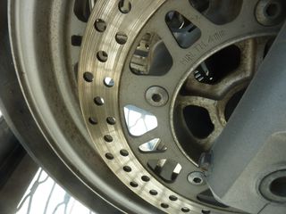 ΔΙΣΚΟΠΛΑΚΕΣ ΕΜΠΡΟΣ ΖΕΥΓΟΣ AN 650 BURGMAN 2004--2012 ΑΡΙΣΤΗ ΚΑΤΑΣΤΑΣΗ