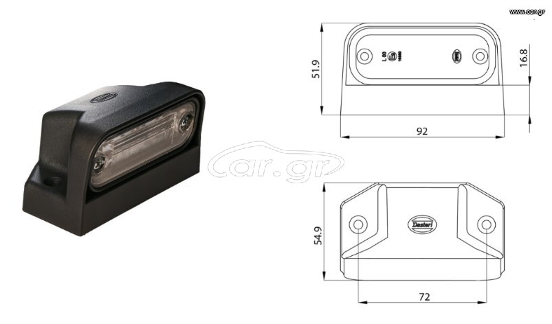 ΦΑΝΑΡΙ ΠΙΝΑΚΙΔΟΣ LED 10-30V