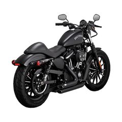Vance & Hines Εξάτμιση για Harley-Davidson Sportster (XL) 14-22 σε μαύρο, Shortshots staggered PCX exhaust. black