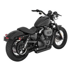 Vance & Hines Εξάτμιση Μοτοσυκλέτας για Harley Davidson '04 - '13 Sportster XL 2-1/2" μαύρες Shortshots staggered exh black