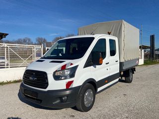 Ford Transit 2017 Διπλοκάμπινο 7 Θέσεις Klima EURO 6 Καρότσα 2.90m-thumb-0