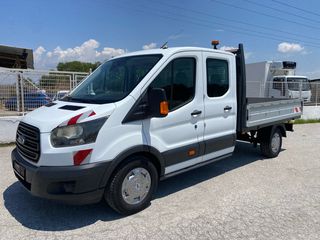 Διπλοκάμπινο Ford 2017 Transit Διπλοκάμπινο 7 Θέσεις Klima EURO 6 Καρότσα 2.90m