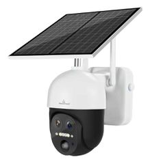 POWERTECH smart ηλιακή κάμερα PT-1497, dual lens, 3MP, 4G, PTZ, SD, IP65