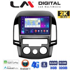 LM Digital - LM ZD8043AC GPS Οθόνη OEM Multimedia Αυτοκινήτου για HYUNDAI i30 2007-2012 (CarPlay/AndroidAuto/