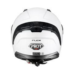 Κράνος Pilot Flex ECE 22.06 άσπρο pearl gloss-thumb-3