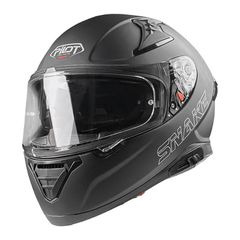 Κράνος Pilot Snake sv ECE 22.06 μαύρο ματ + extra φυμέ ζελατίνα