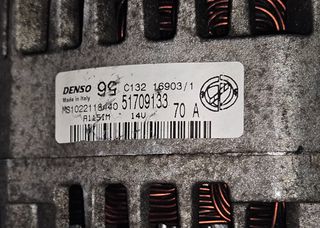 ΔΥΝΑΜΟ 187Α1000 1.1cc 8v - 188A4000 1.4cc 8v FIAT PANDA 2003-2014 - 199A4000 1.2cc 8v FIAT GRANDE PUNTO 2005-2012/PUNTO EVO 2009-2012 (EG)-thumb-1