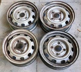 Ζάντες ατσάλινες, 13", γνήσιες από Toyota Starlet KP60 πισωκίνητο, 4x114.3, 4 τεμάχια