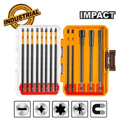 Μύτες Impact Μακρυές 1/4 Hex Σετ 13 τεμ.