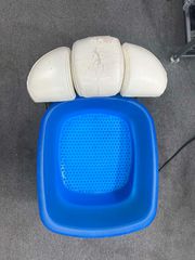 Λεκάνη πεντικιούρ μαζί με το υποπόδιο με μασάζ