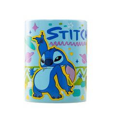 Disney Stitch Mug with teddy bear cover-thumb-1