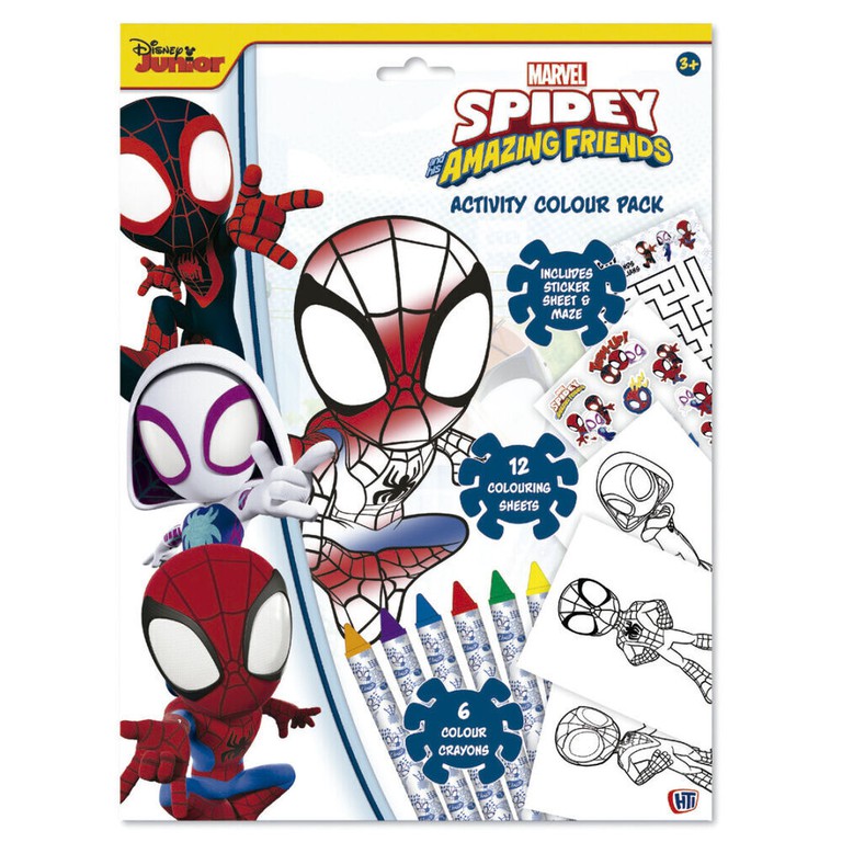 Marvel Spidey activity colour pack