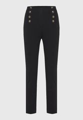 Funky Buddha Γυναικείο tailored παντελόνι με κουμπιά FBL012-137-02