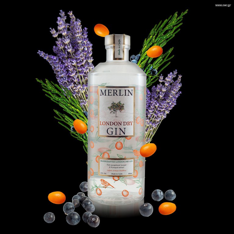 Merlin London Dry Gin 500ml