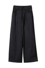 Philosophy Leather Wide Leg Pants TR44545