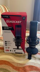 Μικρόφωνο USB Επιτραπέζιο HyperX QuadCast S Δυναμικό για Studio
