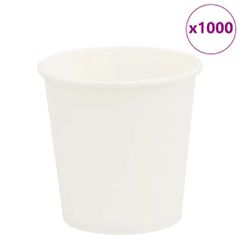 Χάρτινα κύπελλα καφέ 1000 τεμάχια 4oz 100ml Λευκό 4102790