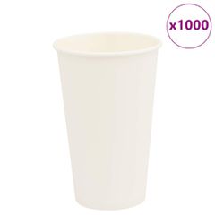 Χάρτινα κύπελλα καφέ 1000 τεμάχια 16oz 400ml Λευκό 4102793