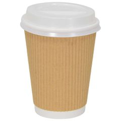 Χάρτινα καπάκια καφέ Ø90 mm 12oz και 16oz 1000 τεμάχια 4102804