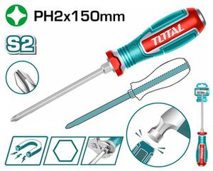 Κατσαβίδι Μαγνητικό Χτυπητό Σταυρού PH2 X 150mm Επαγγελματικό ( TGTPH2150 )