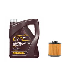 Service Pack #1 – VW / Audi / Seat / Skoda 1.6 FSI, 1.4 TSI (BMY, BLG) – Mannol Longlife 5W-30 7715 4L + Φίλτρο Λαδιού SCT