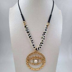 Boho gold Eye χειροποίητο