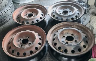 Ζάντες ατσάλινες 13" 4x100, γνήσιες από Nissan, 4 τεμάχια