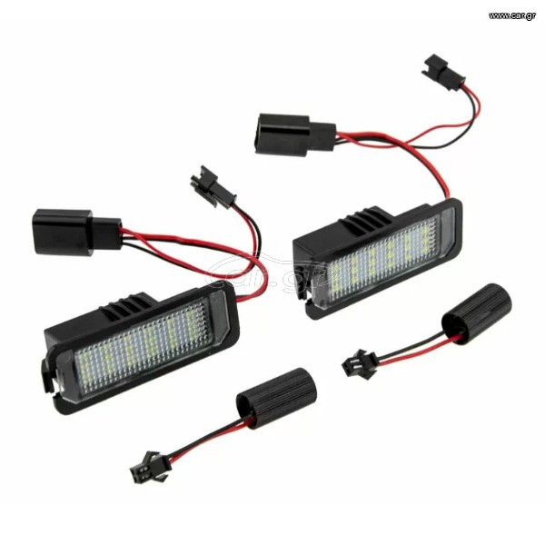 ΦΑΝΟΣ ΑΡΙΘΜΟΥ VW AMAROK ’10-/ GOLF IV ’98-/GOLF V ’03-/GOLF VI ’08-/GOLF VII ’12-/ PASSAT B6 ’05-/B7 ’10-/ PORSCHE CAYENNE ’03- CAN/BUS LED (2ΤΕΜ)