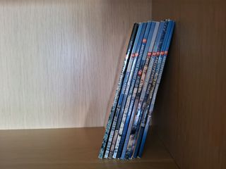 Ανεξερεύνητα Χανιά, Αστυπάλαια, Ζαγοροχώρια, Χαλκιδική, Αμβρακικός, Λέσβος, Βόρειες Σποράδες, Σέριφος, Πήλιο, Μάνη. (10 τεύχη). Διαστάσεις 22x12 εκατοστά.  Σελίδες 950 συνολικά