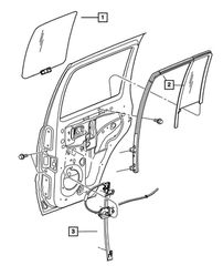 ΚΡΥΣΤΑΛΛΟ ΠΙΣΩ ΠΟΡΤΑΣ ΑΡΙΣΤΕΡΟ Jeep Cherokee 68059653AA  ΕΙΔΙΚΗ ΤΙΜΗ ΚΑΙΝΟΥΡΙΟ ΓΝΗΣΙΟ !!!  55360379AH