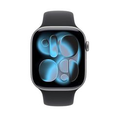 Apple Watch Series 11 GPS Space Grey Aluminium 46mm - Black Sport Band (S/M)
