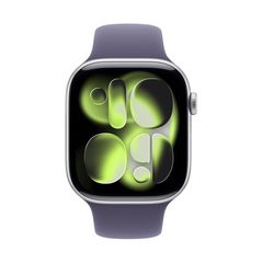 Apple Watch Series 11 GPS Silver Aluminium 42mm - Purple Fog Sport Band (S/M)