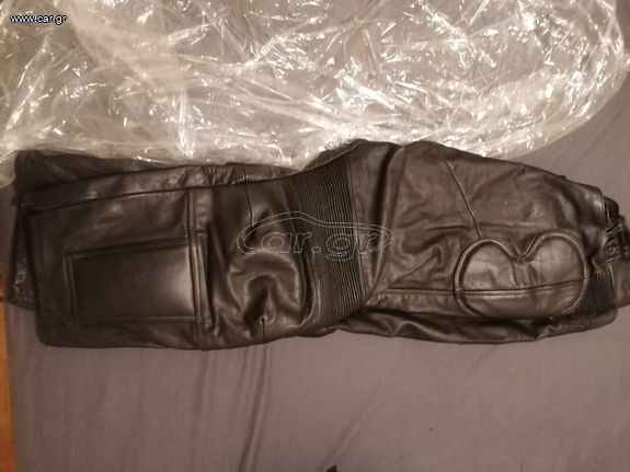 Δερματινο παντελόνι μηχανης