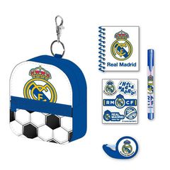 Real Madrid Stationery mini backpack set-thumb-1