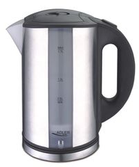 Adler AD 1216 electric kettle 1.7 L Black,Silver 2200 W