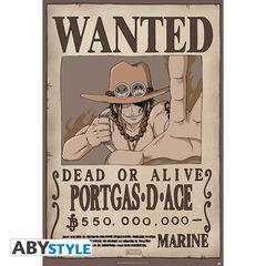 ONE PIECE - Poster 91X61 - Wanted Ace-thumb-1
