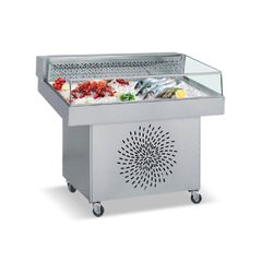 ΒΙΤΡΙΝΑ ΨΥΧΟΜΕΝΗ ΠΡΟΒΟΛΗΣ SELF SERVICE ( FS 110 ) Εξωτερικές διαστάσεις (ΜxΠxΥ) 110x85x97cm , Ισχύς (W)350 ,  Συμπιεστής (HP)3/8