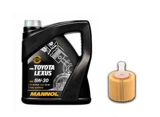 Service Pack #16 – Toyota Avensis III / Auris 1.6–1.8 (βενζίνη) – Mannol 7709 5W-30 (4 L) + Φίλτρο Λαδιού SCT SH4051P
