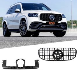 ΜΑΣΚΑ ΕΜΠΡΟΣ Mercedes-Benz GLS Class X167 AMG GT Panamericana Front Grille Black 2019/2023